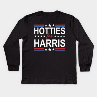 Hotties For Harris 24 Kids Long Sleeve T-Shirt