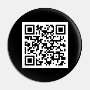 QR Code: Scan If You Dare Pin