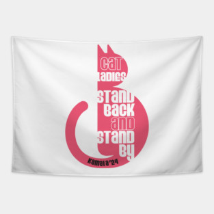 Cat Ladies for Kamala Tapestry