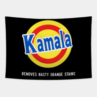 Kamala-Removes-Nasty-Orange-Stains Tapestry