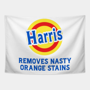 Kamala-Removes-Nasty-Orange-Stains Tapestry
