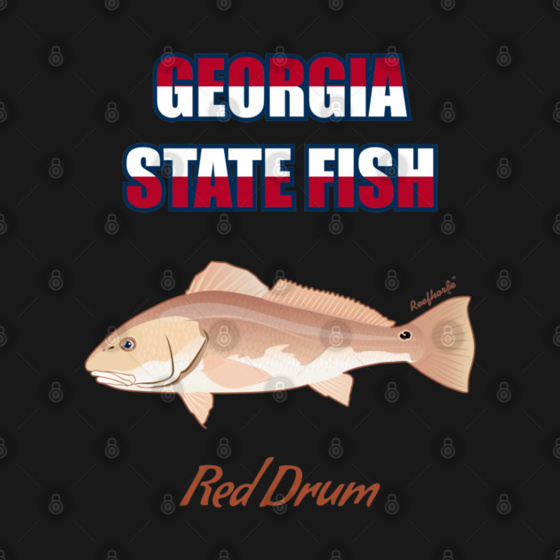Georgia State Saltwater Fish - Red Drum by Reefhorse