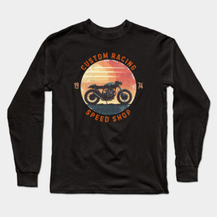 Custom Racing Speed Shop Long Sleeve T-Shirt