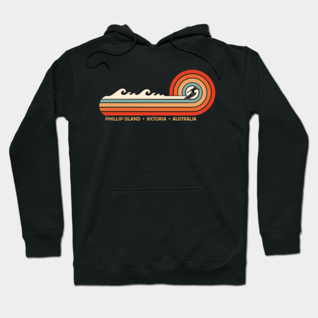Phillip Island Victoria Australia Hoodie by Timeless Chaos