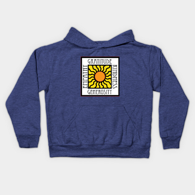 Human Being Building Blocks Kids Hoodie by DickinsonDesign