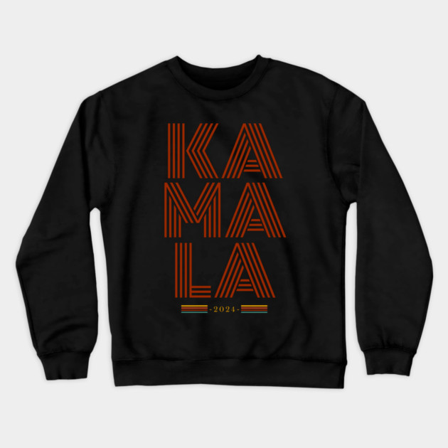 Kamala-Harris Crewneck Sweatshirt by BlackMeme94