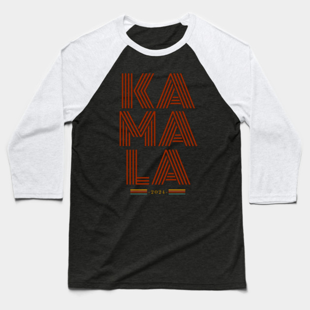 Kamala-Harris Baseball T-Shirt by BlackMeme94