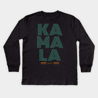 Kamala-Harris Kids Long Sleeve T-Shirt