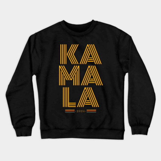 Kamala-Harris Crewneck Sweatshirt by BlackMeme94