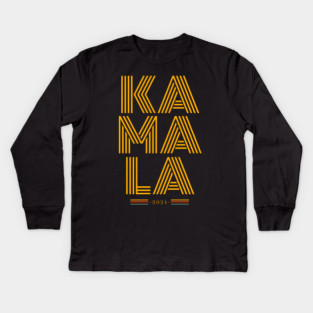 Kamala-Harris Kids Long Sleeve T-Shirt
