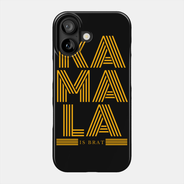 Kamala-Harris-Kamala-Is-Brat Phone Case by BlackMeme94