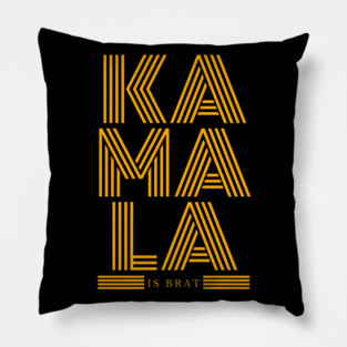 Kamala-Harris-Kamala-Is-Brat Pillow