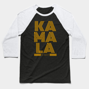 Kamala-Harris-Kamala-Is-Brat Baseball T-Shirt