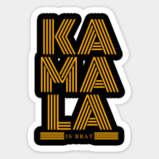 Kamala-Harris-Kamala-Is-Brat Sticker
