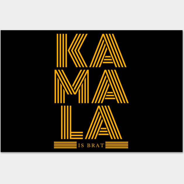 Kamala-Harris-Kamala-Is-Brat Wall Art by BlackMeme94