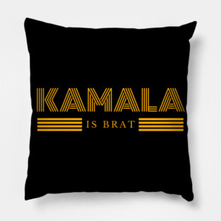 Kamala-Harris-Kamala-Is-Brat Pillow