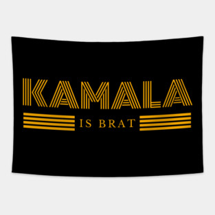 Kamala-Harris-Kamala-Is-Brat Tapestry