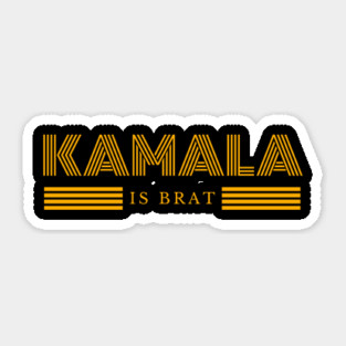 Kamala-Harris-Kamala-Is-Brat Sticker