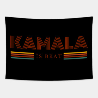 Kamala-Harris-Kamala-Is-Brat Tapestry