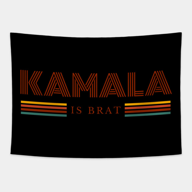 Kamala-Harris-Kamala-Is-Brat Tapestry by BlackMeme94