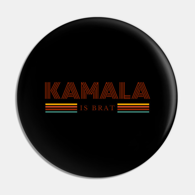 Kamala-Harris-Kamala-Is-Brat Pin by BlackMeme94