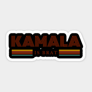 Kamala-Harris-Kamala-Is-Brat Sticker