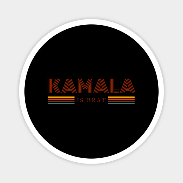 Kamala-Harris-Kamala-Is-Brat Magnet by BlackMeme94