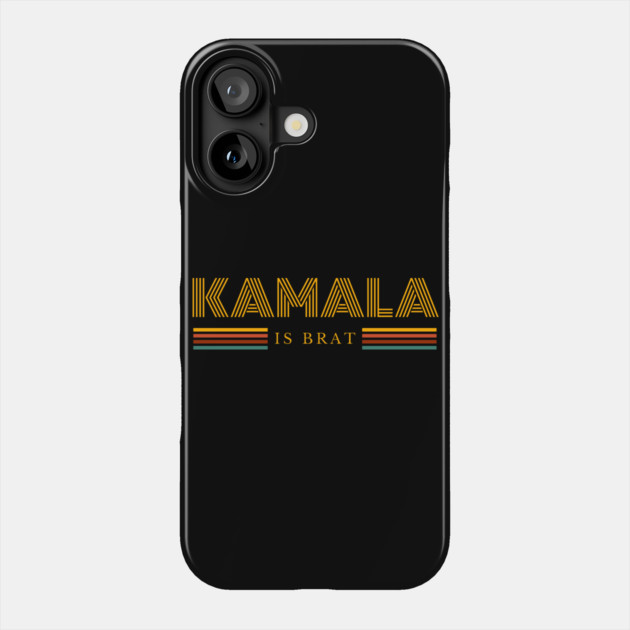 Kamala-Harris-Kamala-Is-Brat Phone Case by BlackMeme94