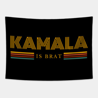 Kamala-Harris-Kamala-Is-Brat Tapestry
