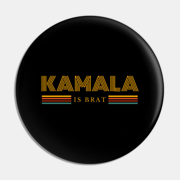 Kamala-Harris-Kamala-Is-Brat Pin by BlackMeme94