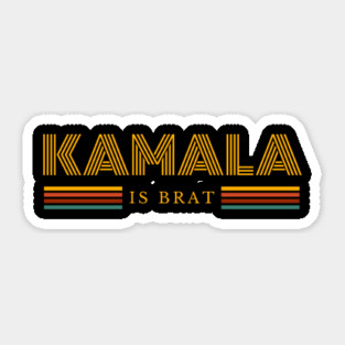 Kamala-Harris-Kamala-Is-Brat Sticker