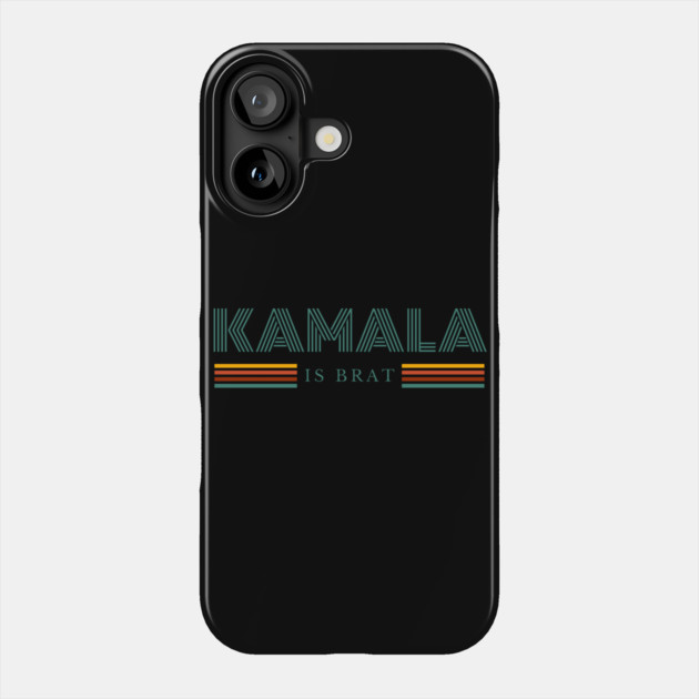 Kamala-Harris-Kamala-Is-Brat Phone Case by BlackMeme94