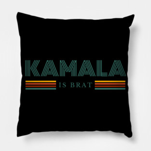 Kamala-Harris-Kamala-Is-Brat Pillow