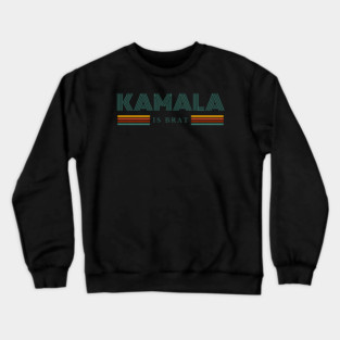 Kamala-Harris-Kamala-Is-Brat Crewneck Sweatshirt