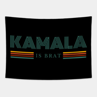 Kamala-Harris-Kamala-Is-Brat Tapestry