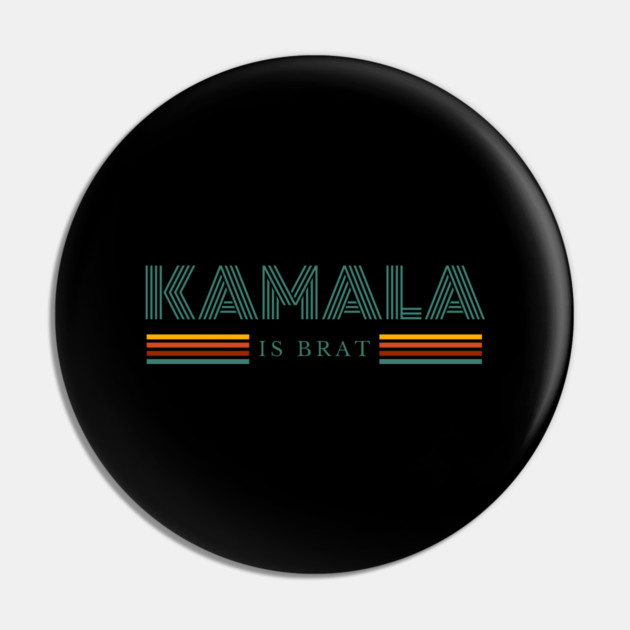 Kamala-Harris-Kamala-Is-Brat Pin by BlackMeme94