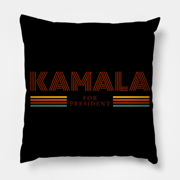 Kamala-Harris-For-President Pillow by BlackMeme94