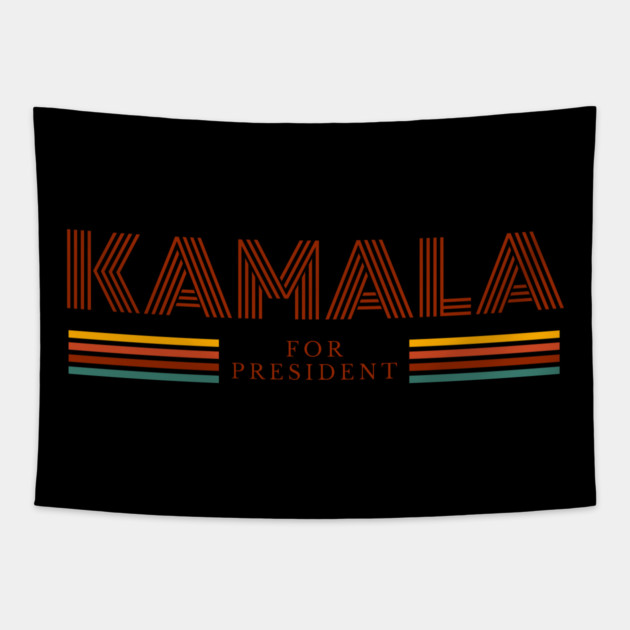 Kamala-Harris-For-President Tapestry by BlackMeme94