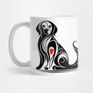 Heart Dog Mug