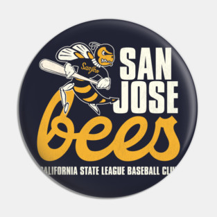 Defunct San Jose Bees California League Baseball Pin