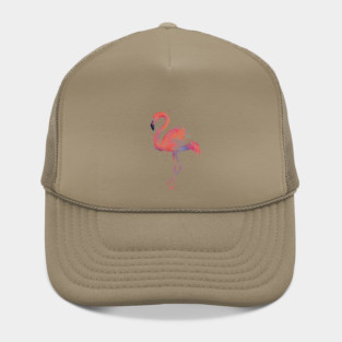 Flamingo Watercolor Hat