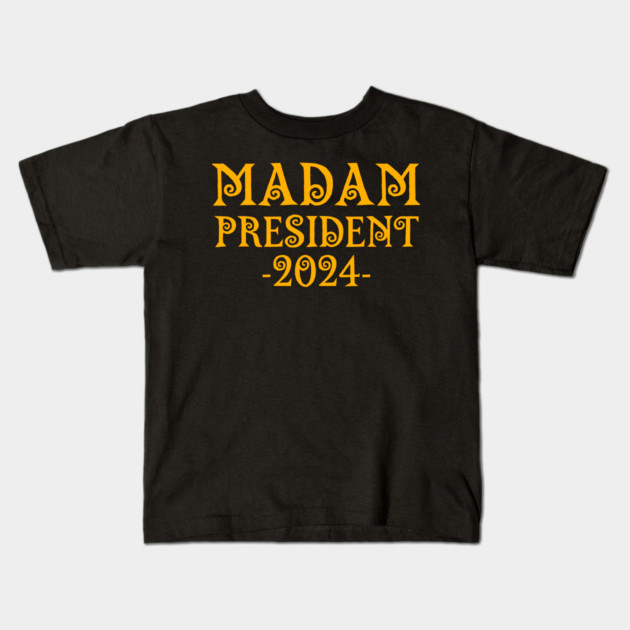 Madam-President-2024 Kids T-Shirt by BlackMeme94