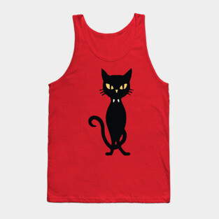 Spooky Vampire Cat Tank Top