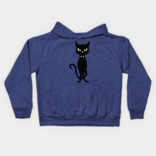 Spooky Vampire Cat Kids Hoodie