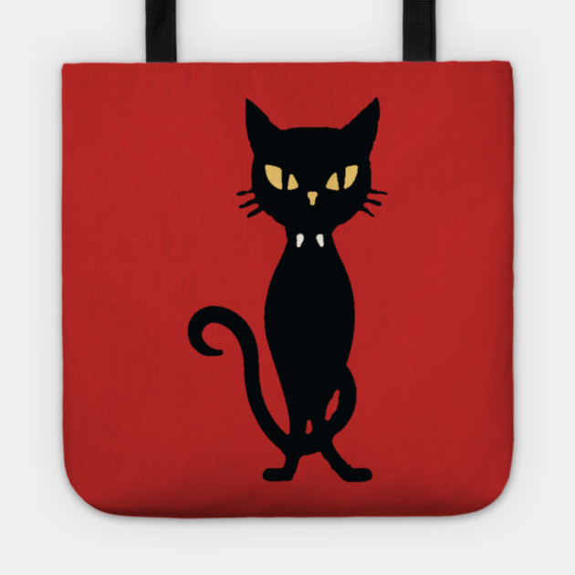 Spooky Vampire Cat Tote by DonWillisJrArt