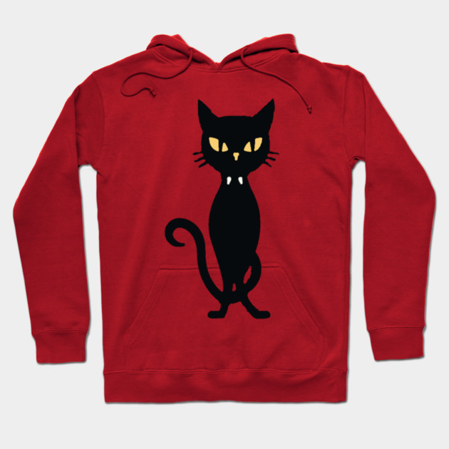 Spooky Vampire Cat Hoodie by DonWillisJrArt
