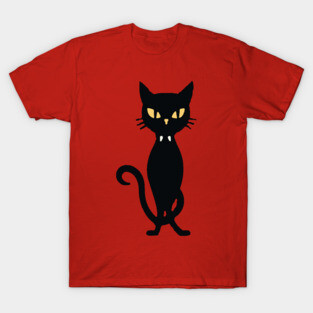 Spooky Vampire Cat T-Shirt