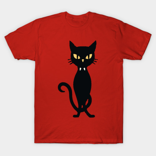 Spooky Vampire Cat T-Shirt by DonWillisJrArt
