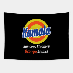 Kamala-Removes-Stubborn-Orange-Stains Tapestry