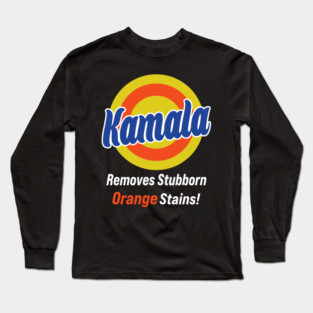 Kamala-Removes-Stubborn-Orange-Stains Long Sleeve T-Shirt